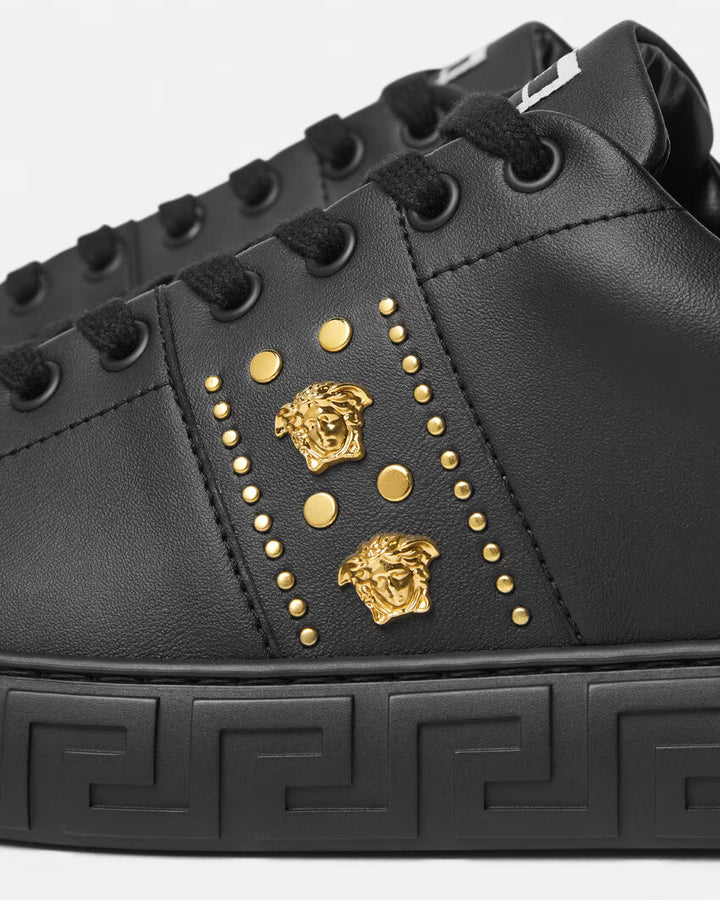 VERSACE Studded Greca Sneakers
