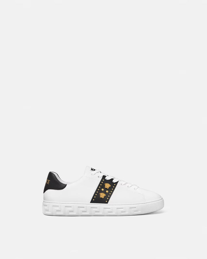 VERSACE Studded Greca Sneakers