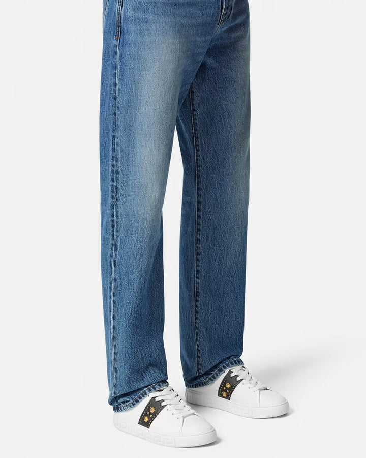 VERSACE Studded Greca Sneakers