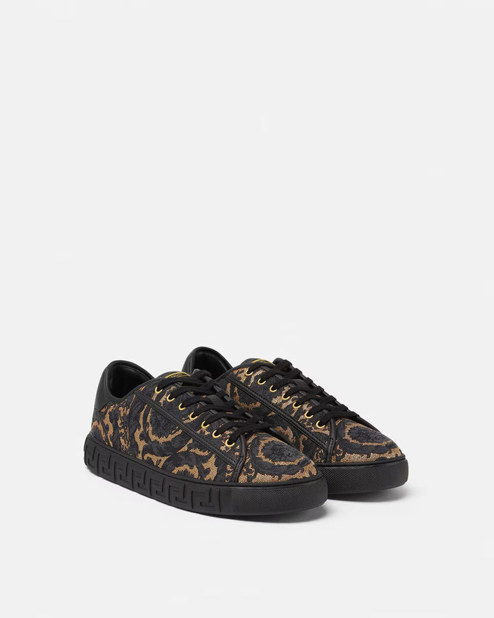 VERSACE Barocco Jacquard Greca Sneakers
