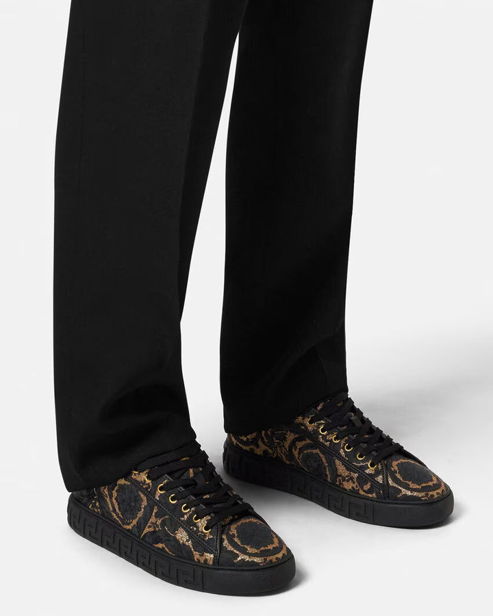 VERSACE Barocco Jacquard Greca Sneakers