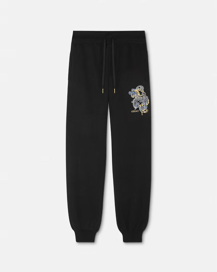 VERSACE Embroidered Chinese New Year Sweatpants