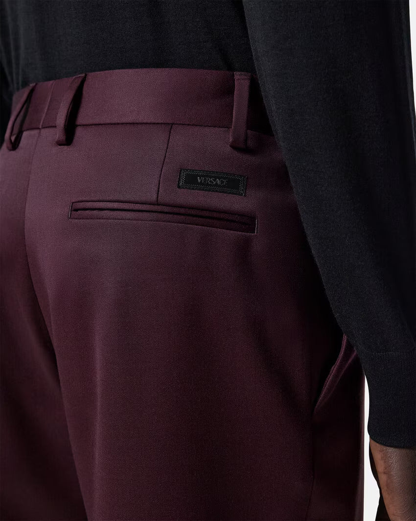 VERSACE Formal Wool Pants