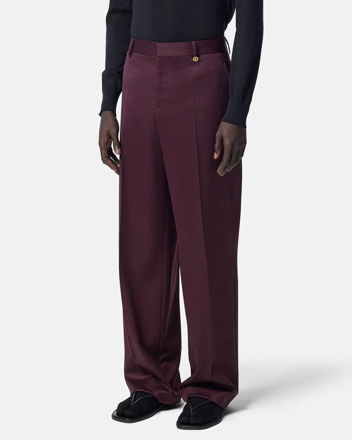 VERSACE Formal Wool Pants