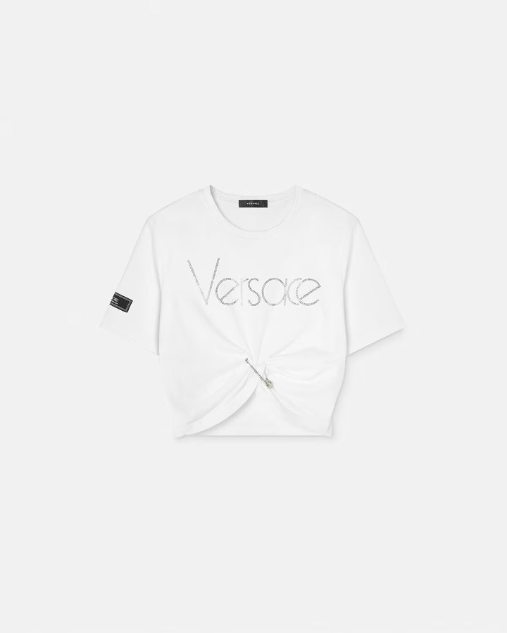 Versace Crystal 1978 Re-Edition Logo T-Shirt