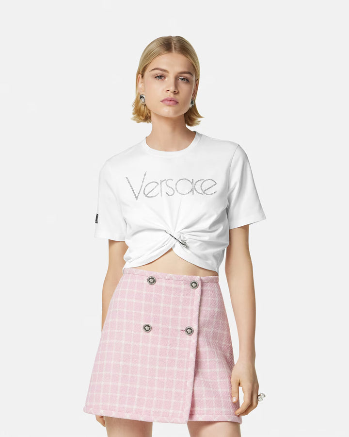 Versace Crystal 1978 Re-Edition Logo T-Shirt