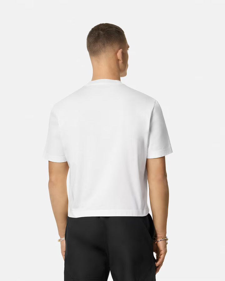 Versace EMBROIDERED MEDUSA MILANO T-SHIRT
