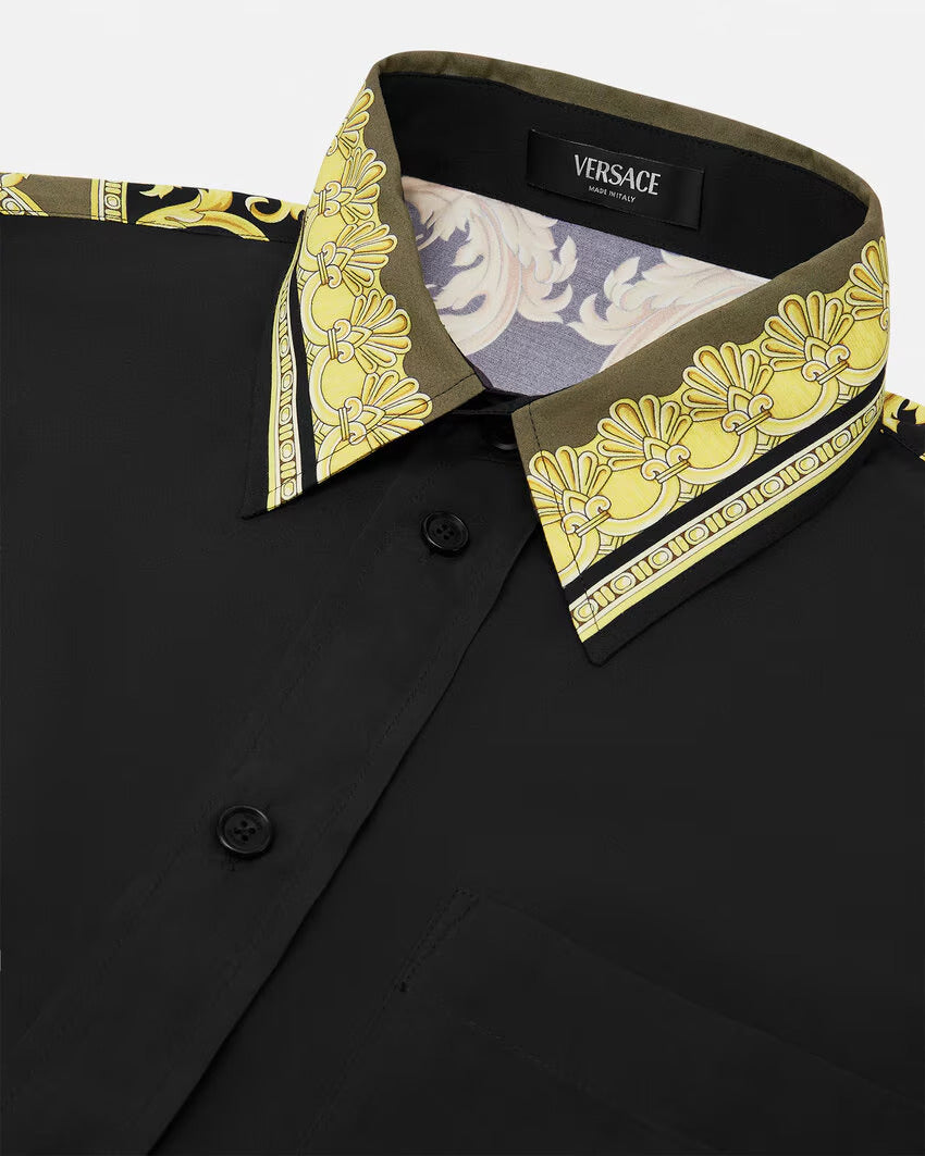 Versace LA COUPE DES DIEUX PANELED SHIRT