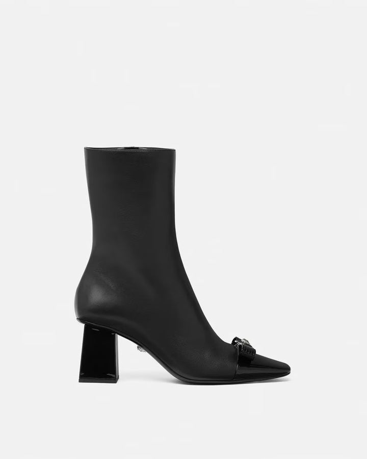 VERSACE Gianni Ribbon Ankle Boots 70 mm
