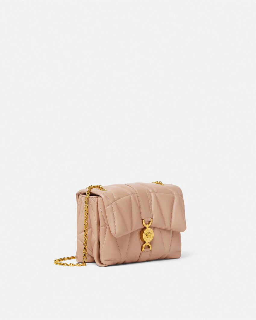 VERSACE KLEIO QUILTED SHOULDER BAG