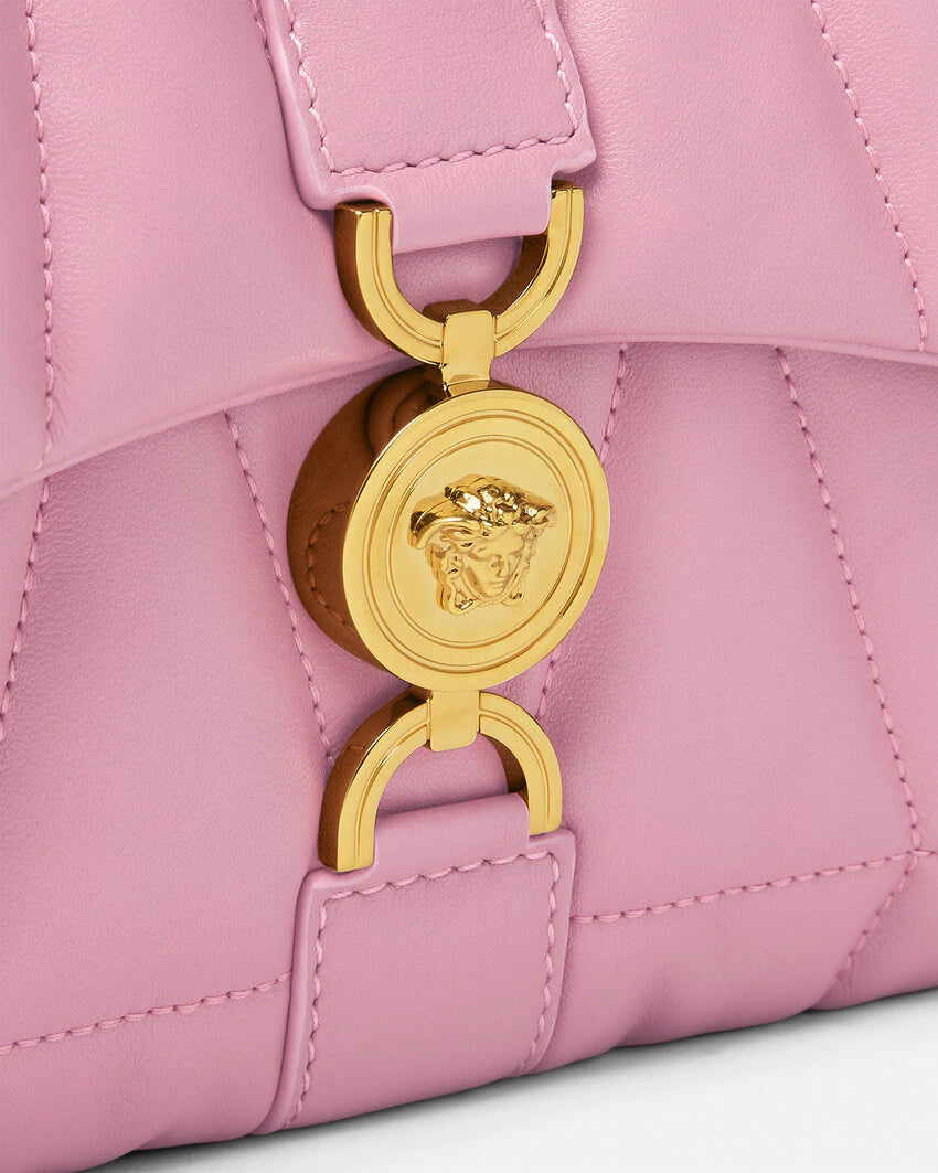 VERSACE KLEIO QUILTED SHOULDER BAG
