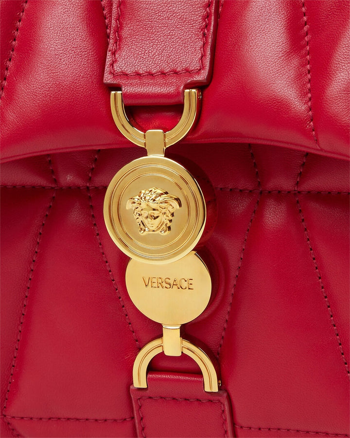 VERSACE KLEIO QUILTED SHOULDER BAG