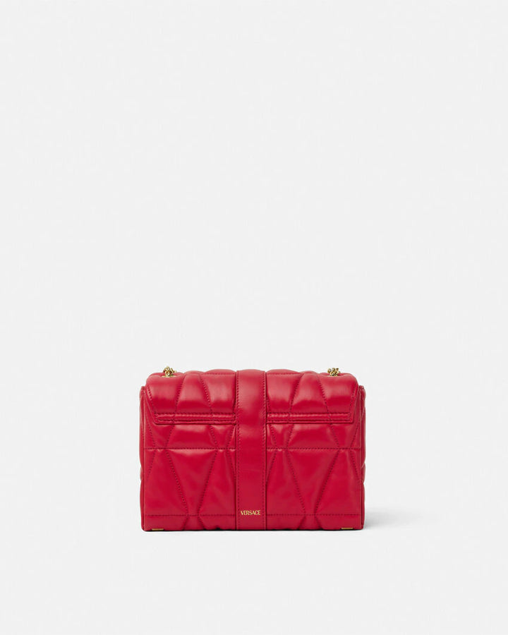 VERSACE KLEIO QUILTED SHOULDER BAG