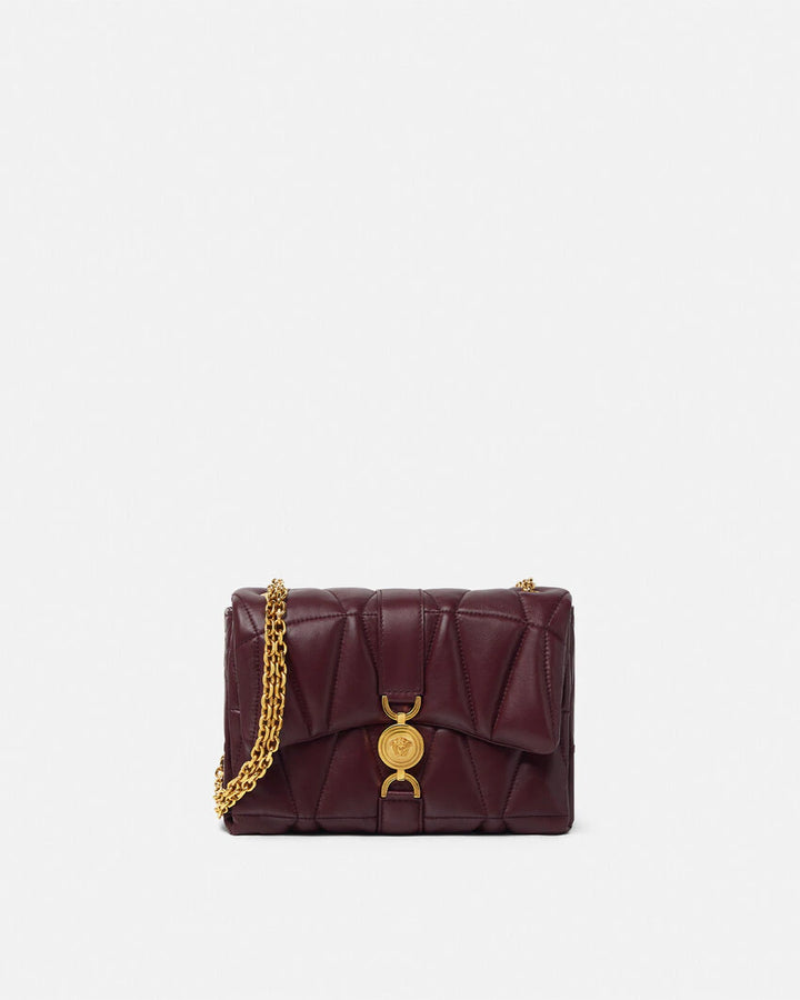 VERSACE KLEIO QUILTED SHOULDER BAG