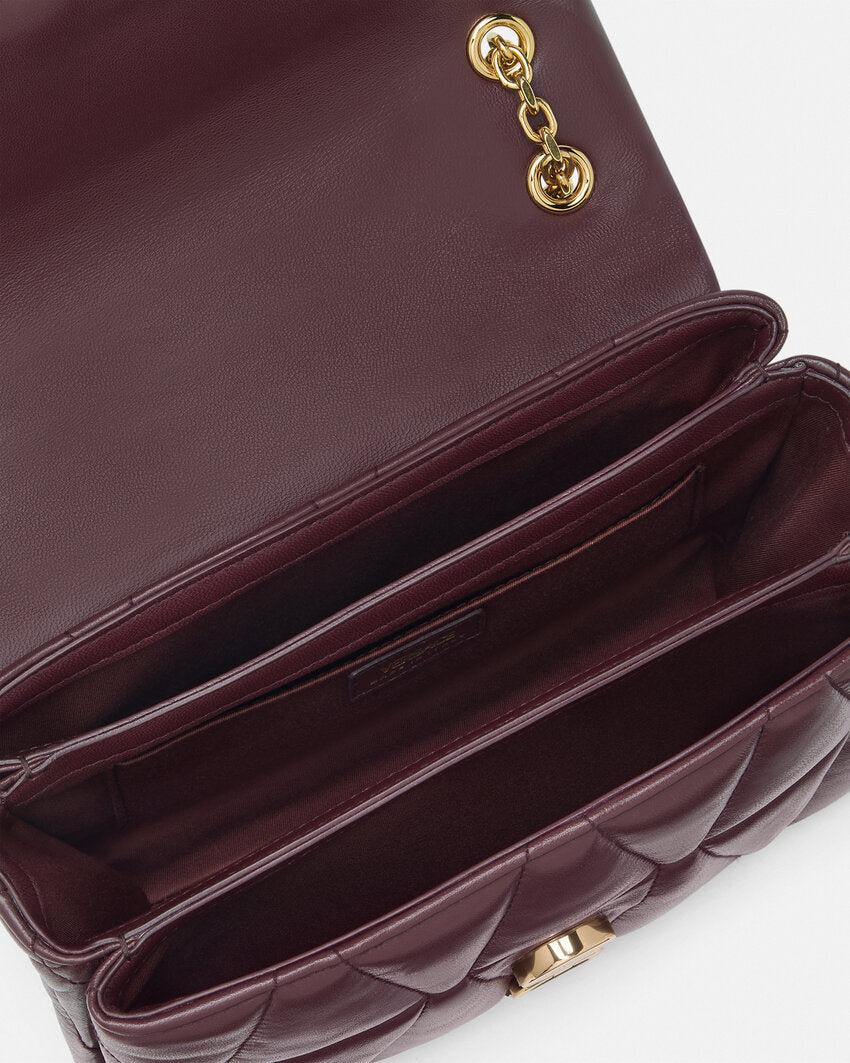 VERSACE KLEIO QUILTED SHOULDER BAG