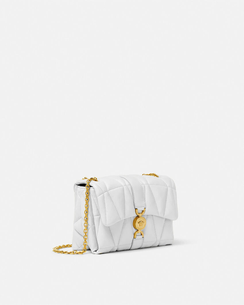 VERSACE KLEIO QUILTED SHOULDER BAG