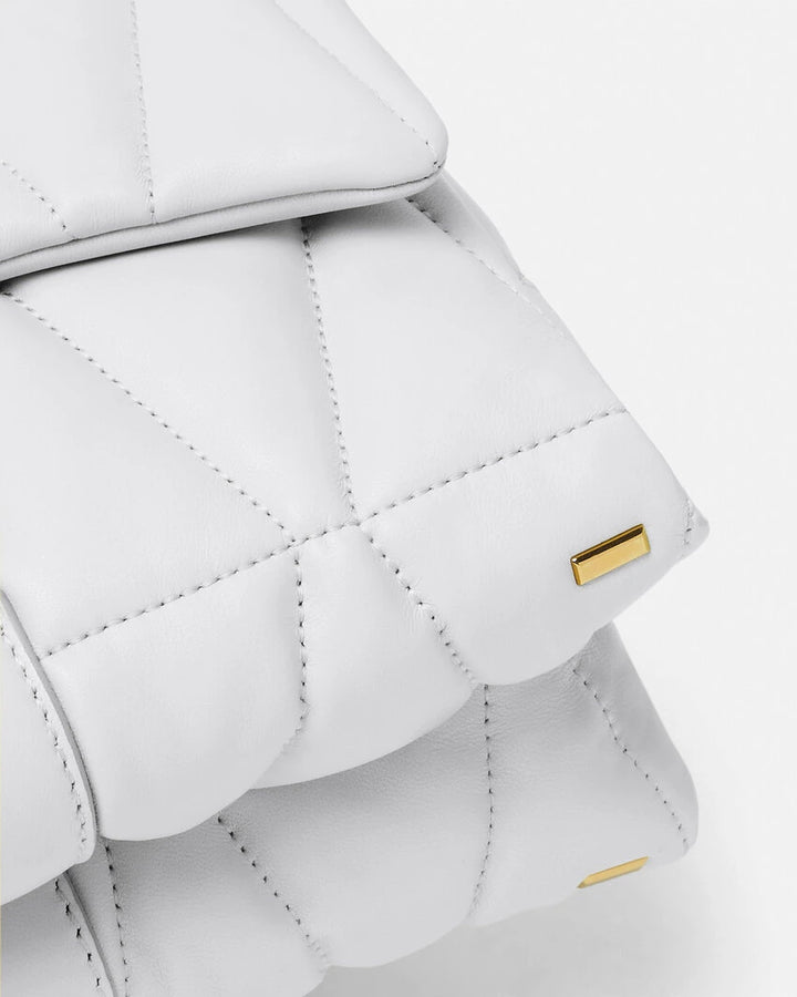 VERSACE KLEIO QUILTED SHOULDER BAG
