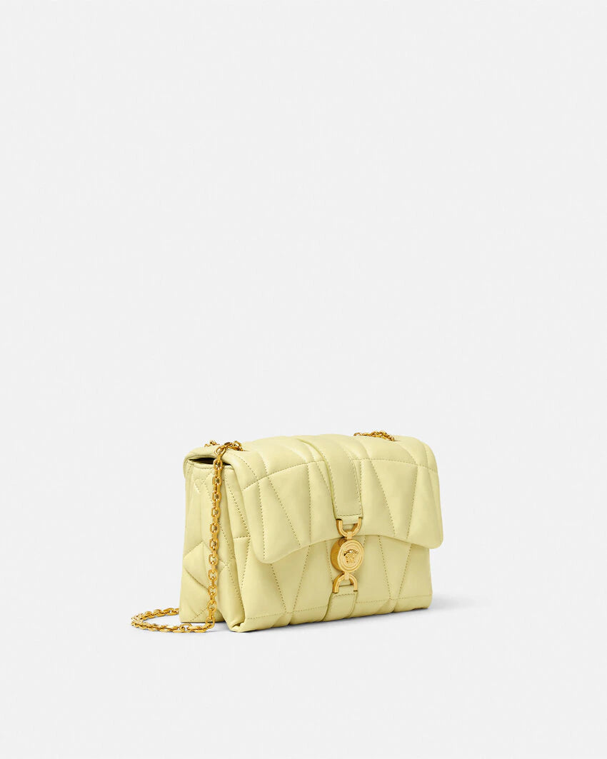 VERSACE KLEIO QUILTED SHOULDER BAG