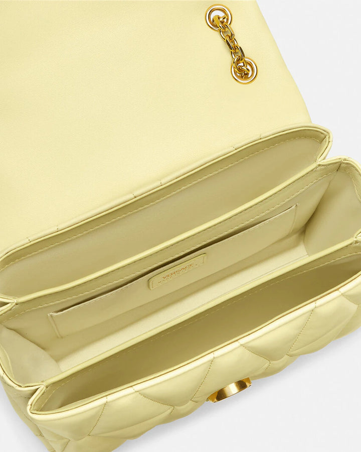 VERSACE KLEIO QUILTED SHOULDER BAG