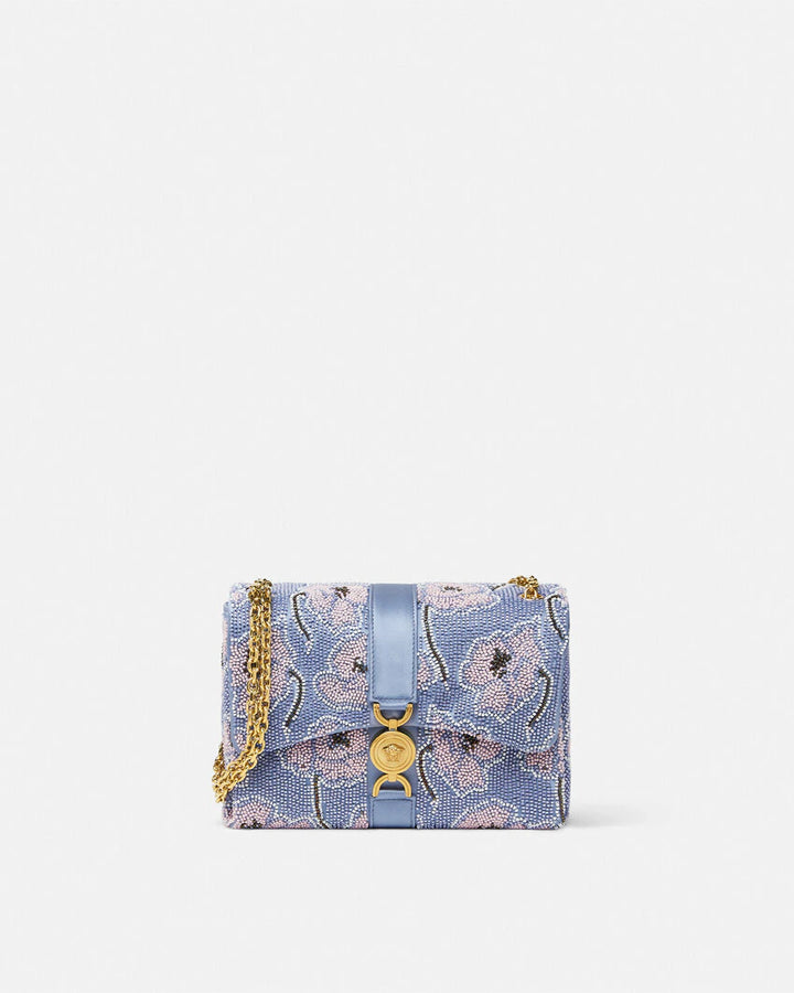 VERSACE EMBELLISHED KLEIO SHOULDER BAG