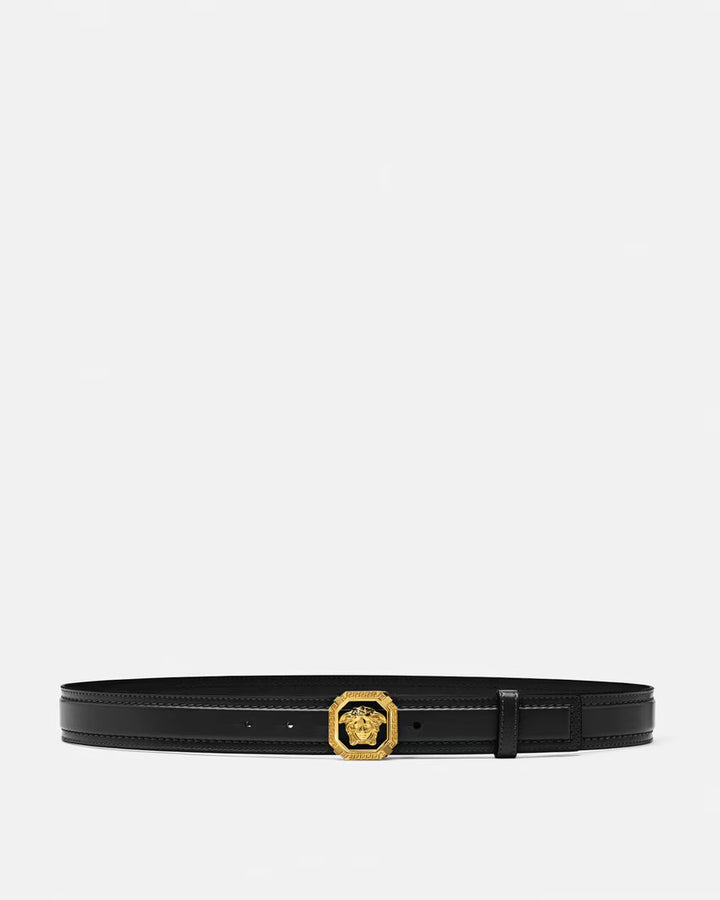 VERSACE La Medusa Leather Belt 3,5 cm