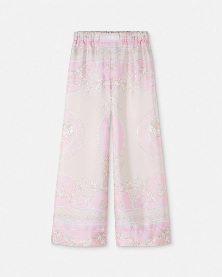 VERSACE LA COUPE DES DIEUX SILK PANTS