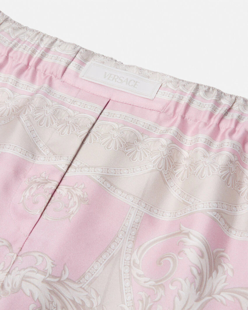 VERSACE LA COUPE DES DIEUX SILK PANTS