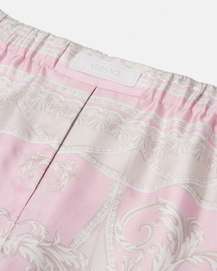 VERSACE LA COUPE DES DIEUX SILK PANTS