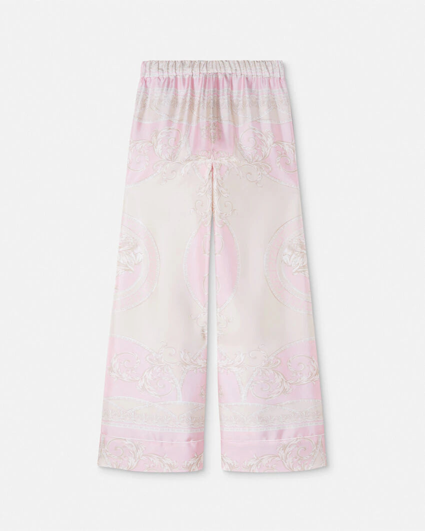 VERSACE LA COUPE DES DIEUX SILK PANTS