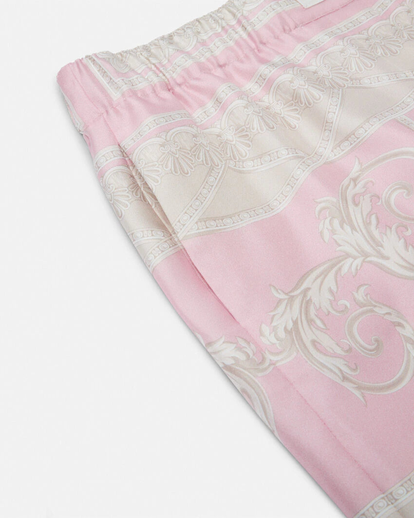 VERSACE LA COUPE DES DIEUX SILK PANTS
