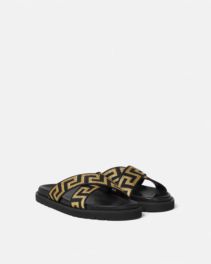 VERSACE Greca Sliders