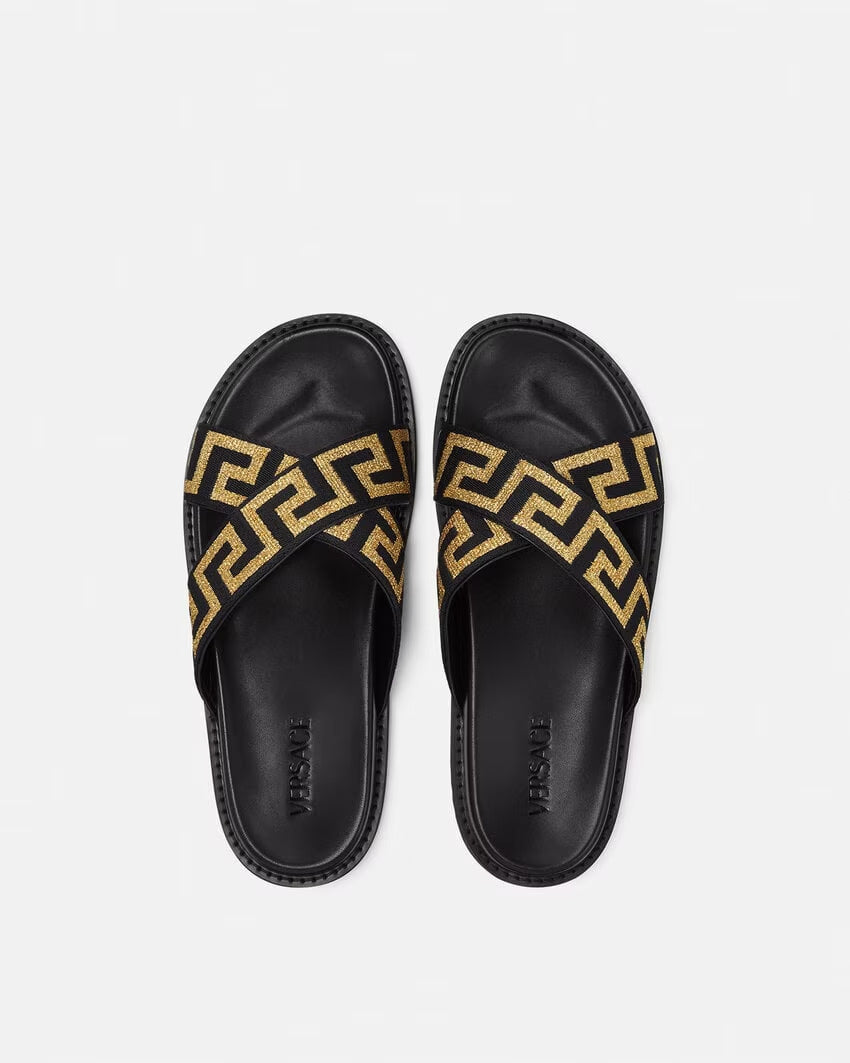 VERSACE Greca Sliders