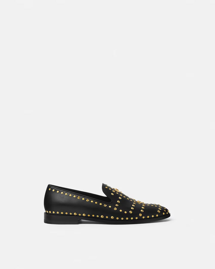 VERSACE Studded Medusa Slippers
