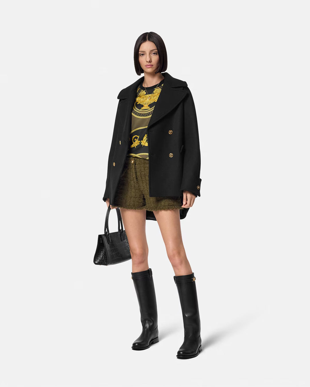 Versace La Coupe des Dieux Paneled Top