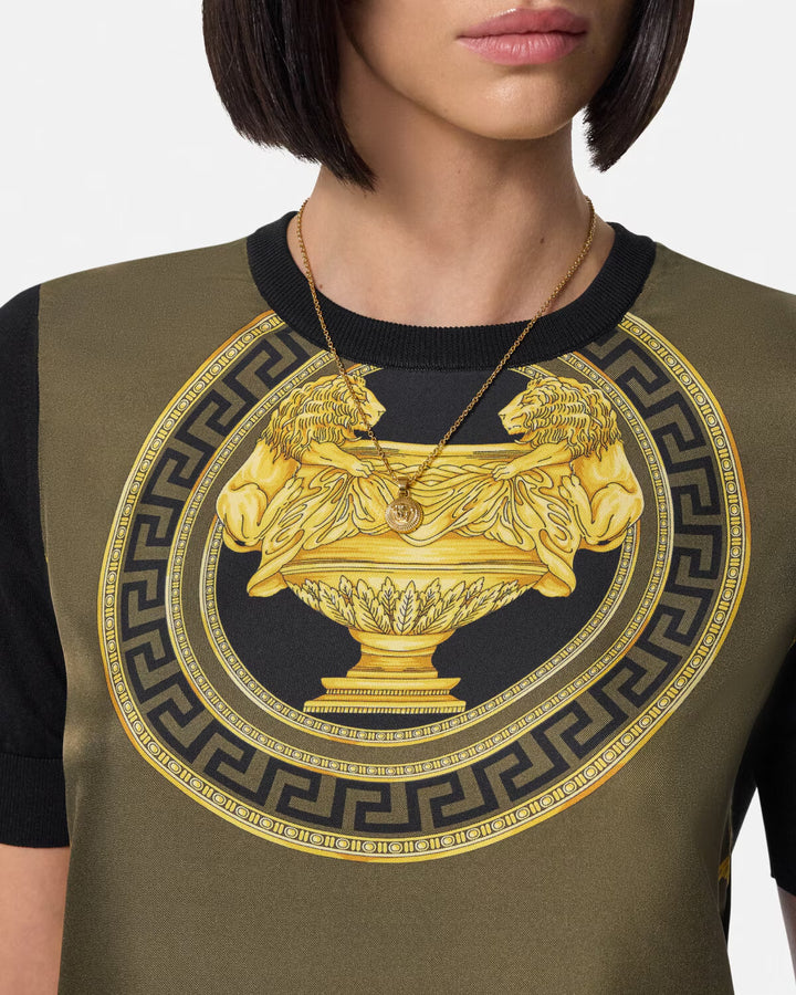 Versace La Coupe des Dieux Paneled Top