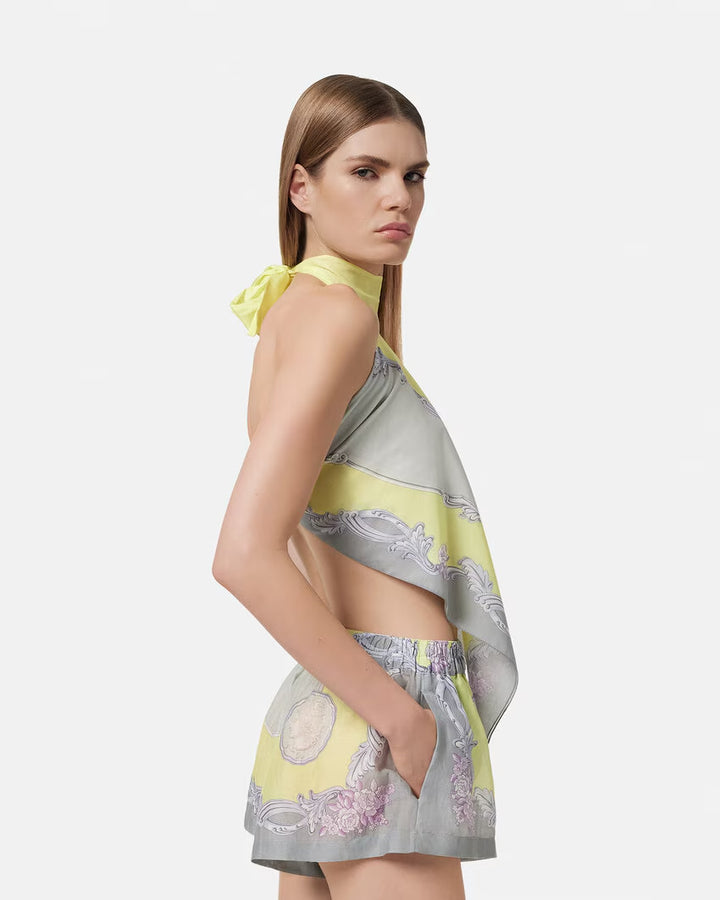 VERSACE Cameo Cover-Up Shorts