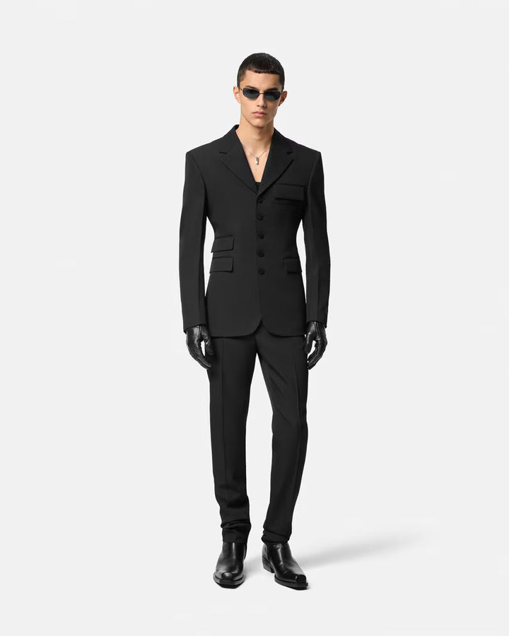 VERSACE Wool Formal Pants