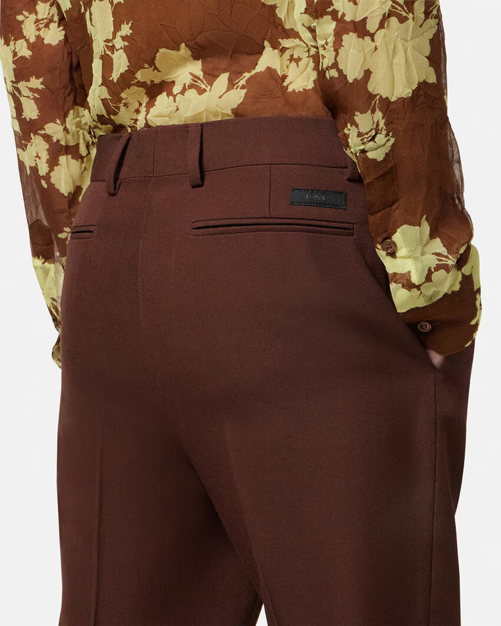 VERSACE Wool Formal Pants