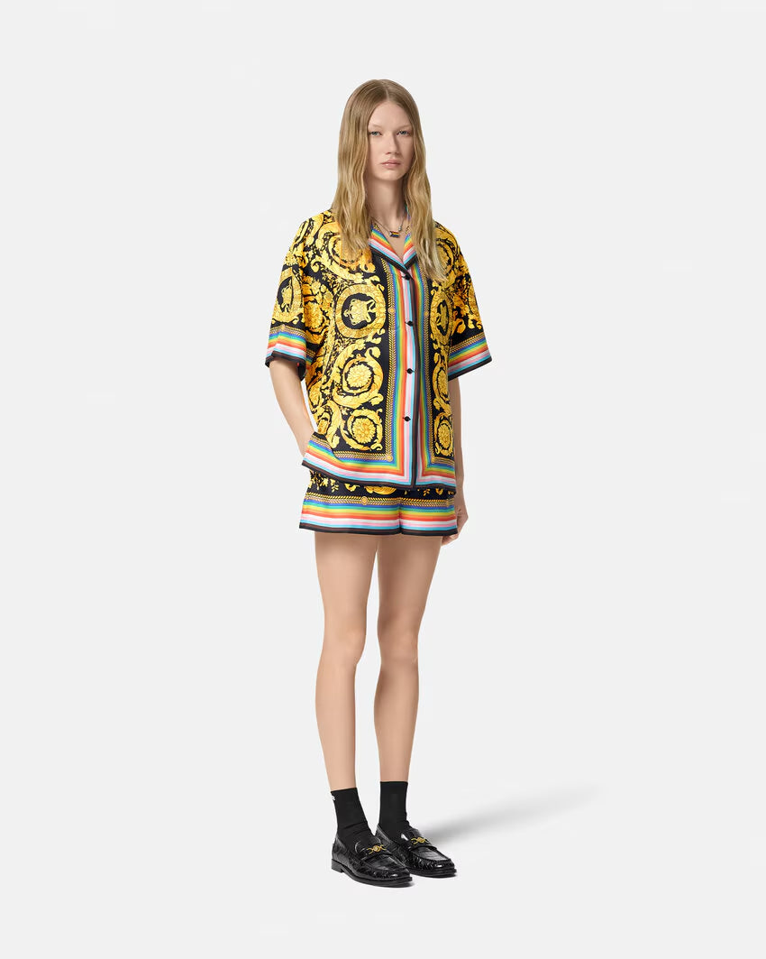 Versace PRIDE BAROCCO SILK SHIRT