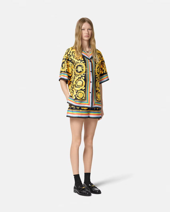 Versace PRIDE BAROCCO SILK SHIRT
