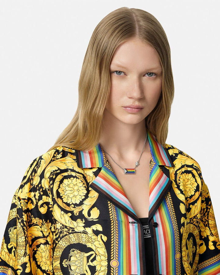 Versace PRIDE BAROCCO SILK SHIRT