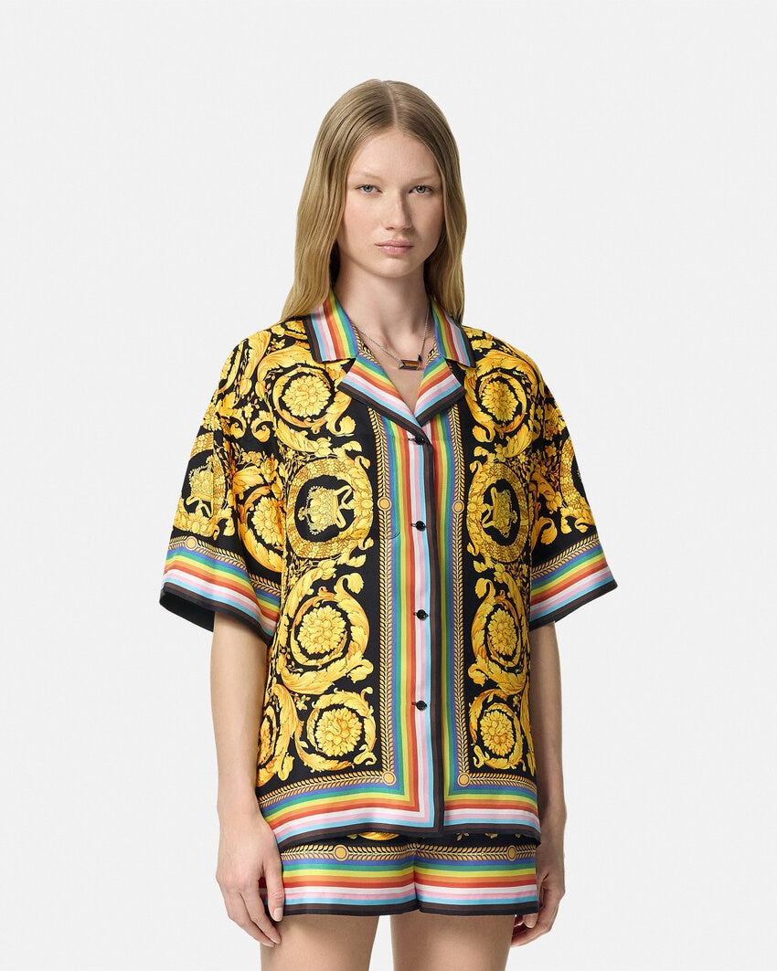 Versace PRIDE BAROCCO SILK SHIRT