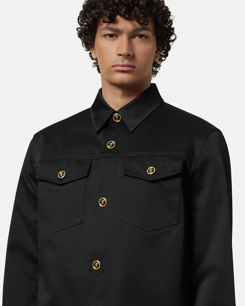 VERSACE Gabardine Overshirt