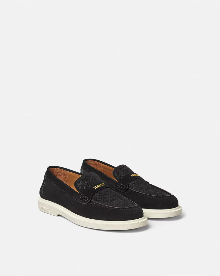 VERSACE Giuliano Suede Loafers