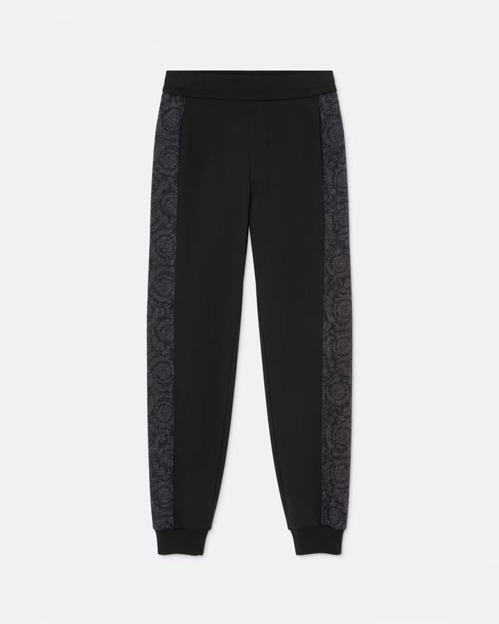 VERSACE   Barocco Jacquard Lurex Sweatpants