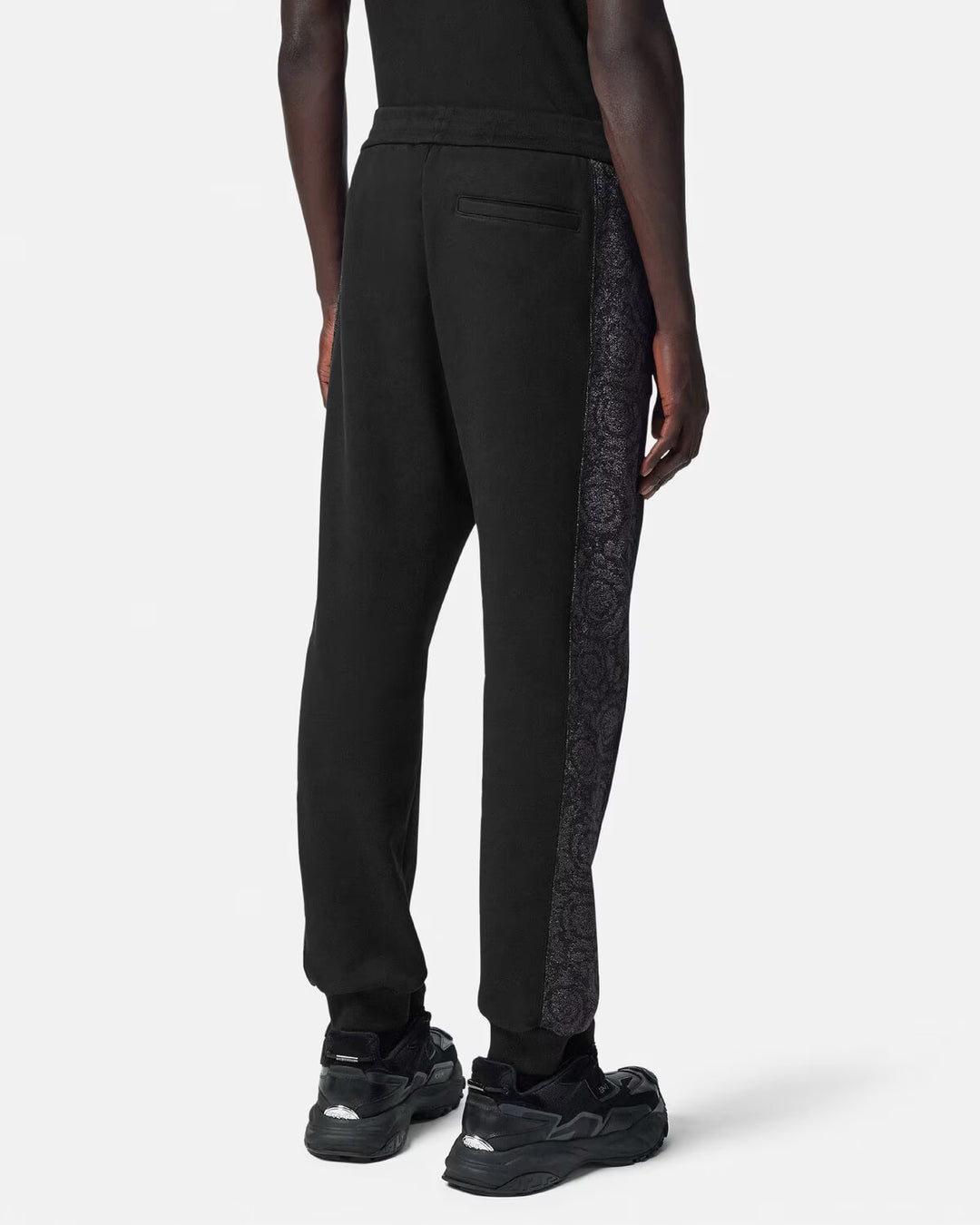 VERSACE   Barocco Jacquard Lurex Sweatpants