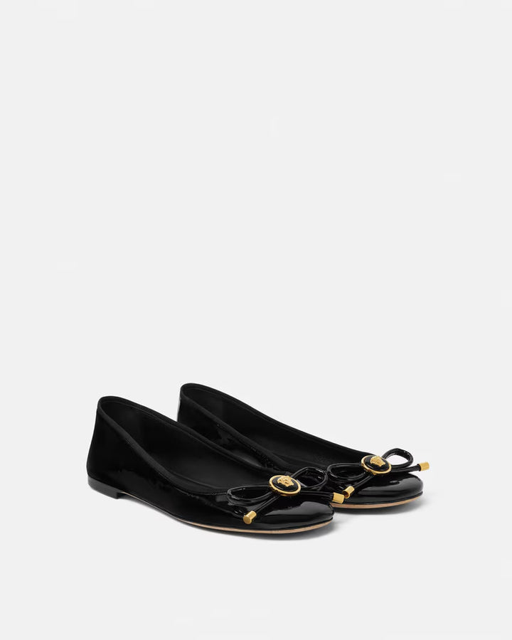 GUCCI Opera Bow Patent Ballerinas