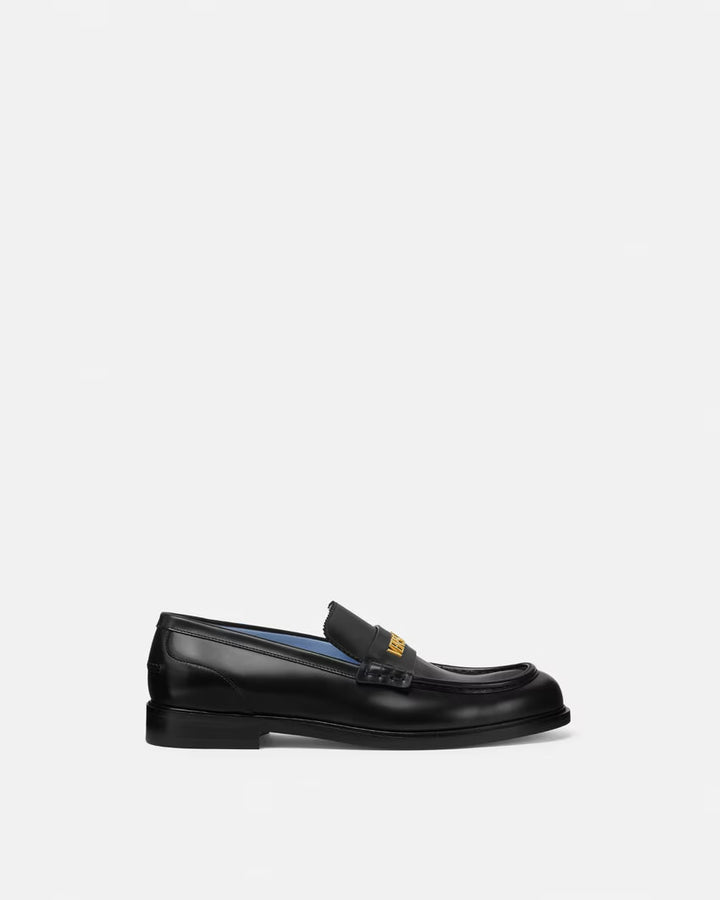 VERSACE Logo Loafers