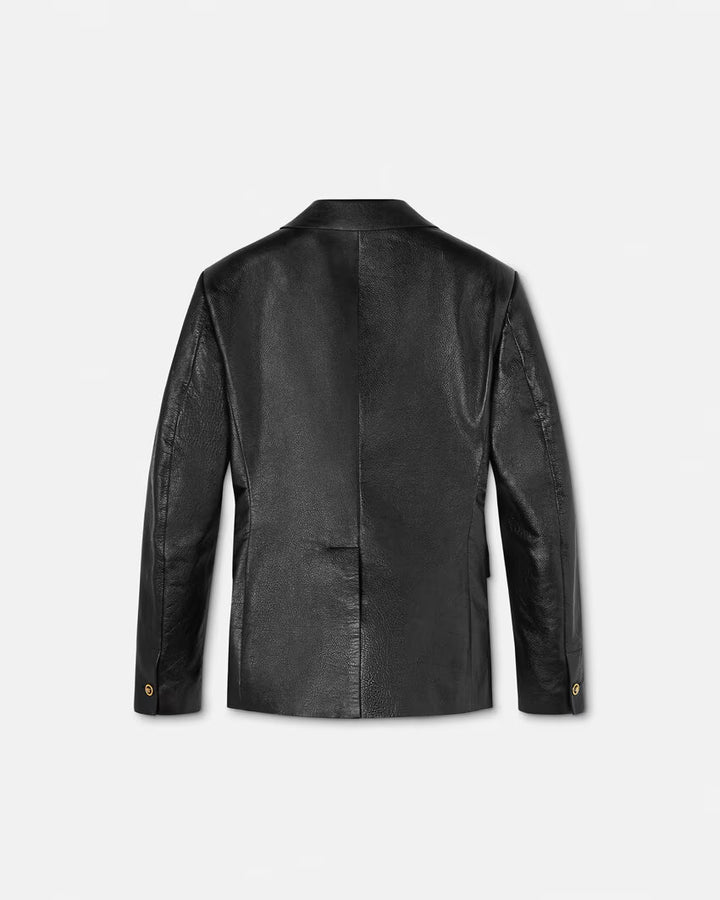 VERSACE Leather Blazer