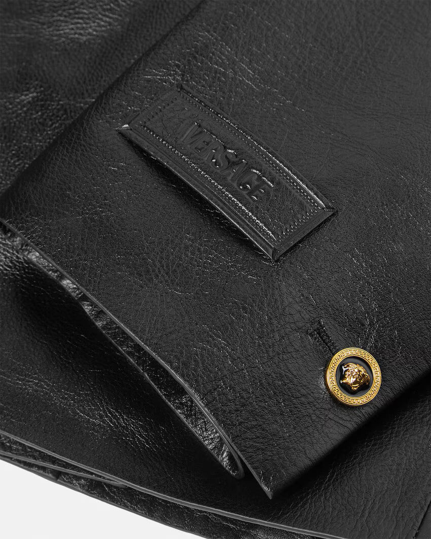 VERSACE Leather Blazer